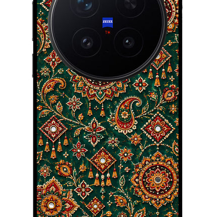 Green Pataka Vivo X300 Pro Glass Case
