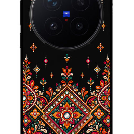 Noir Mehfil Vivo X300 Pro Glass Case