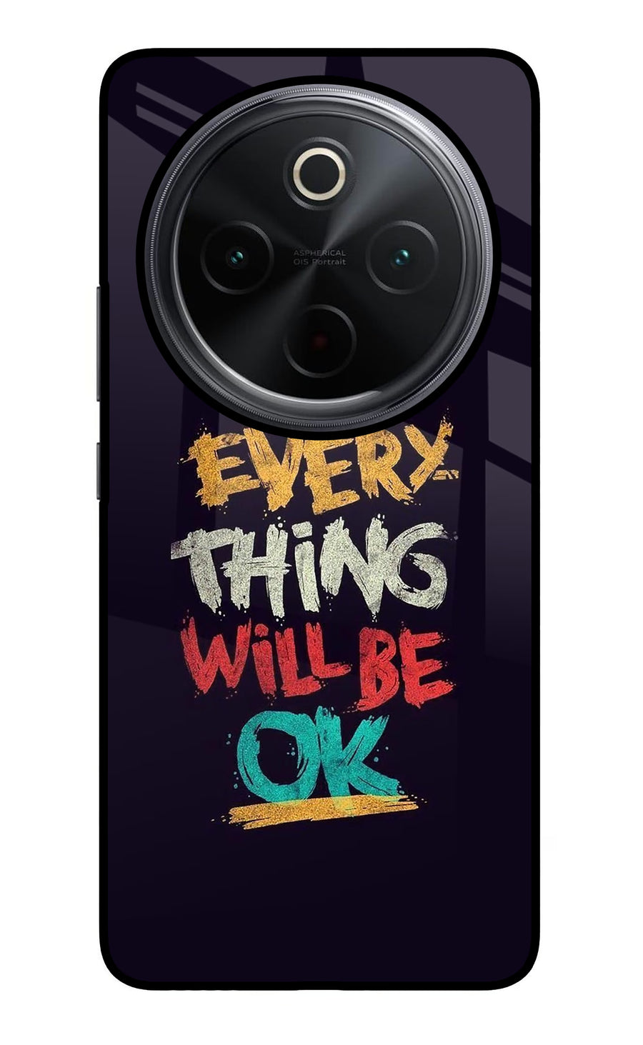 Everything Will Be Ok iQOO Z10 5G Back Cover, Glass case