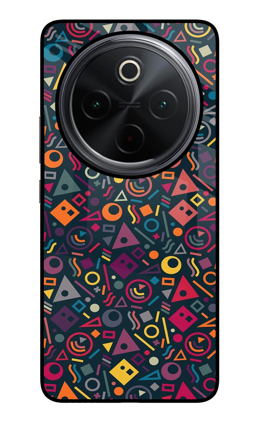 Geometric Abstract iQOO Z10 5G Back Cover, Glass case