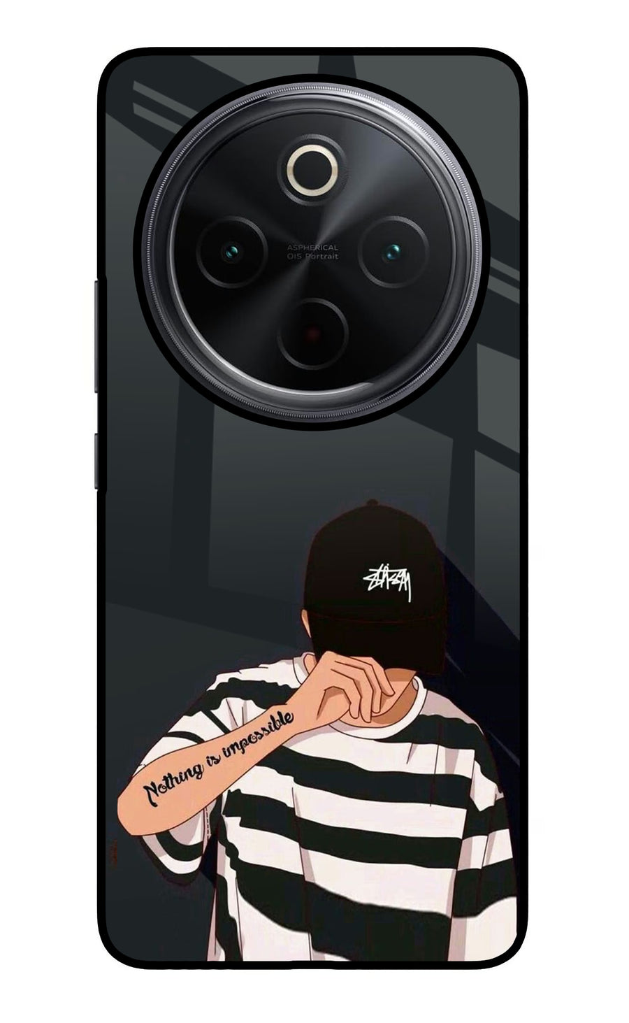 Aesthetic Boy iQOO Z10 5G Back Cover, Glass case