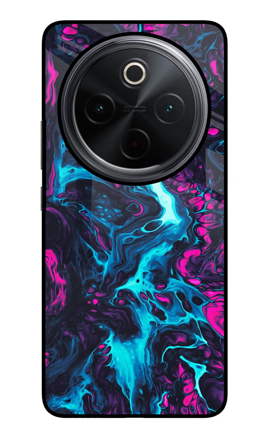 Abstract iQOO Z10 5G Back Cover, Glass case