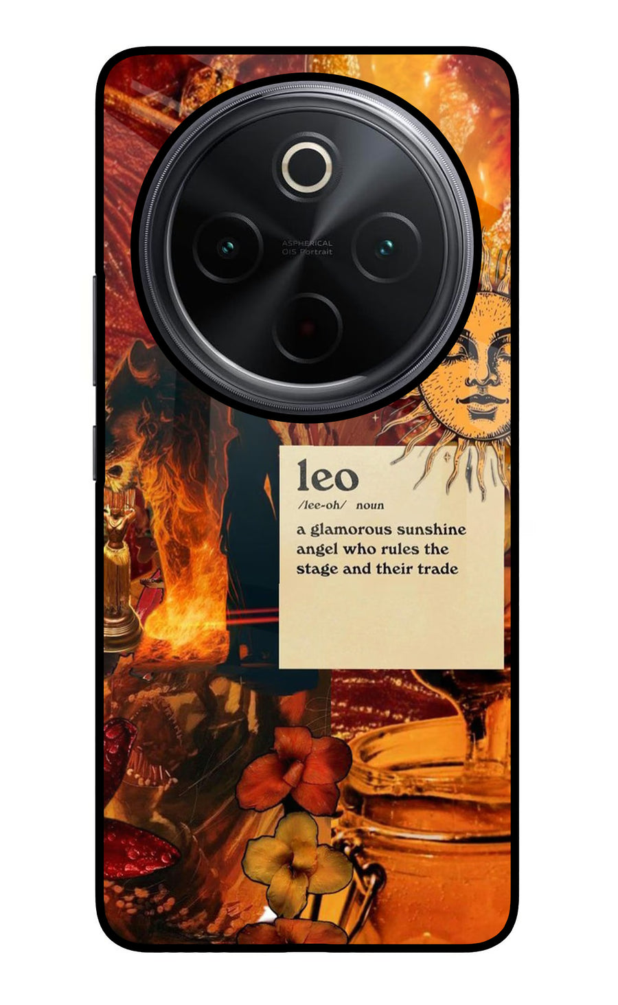 Leo Zodiac iQOO Z10 5G Back Cover, Glass case