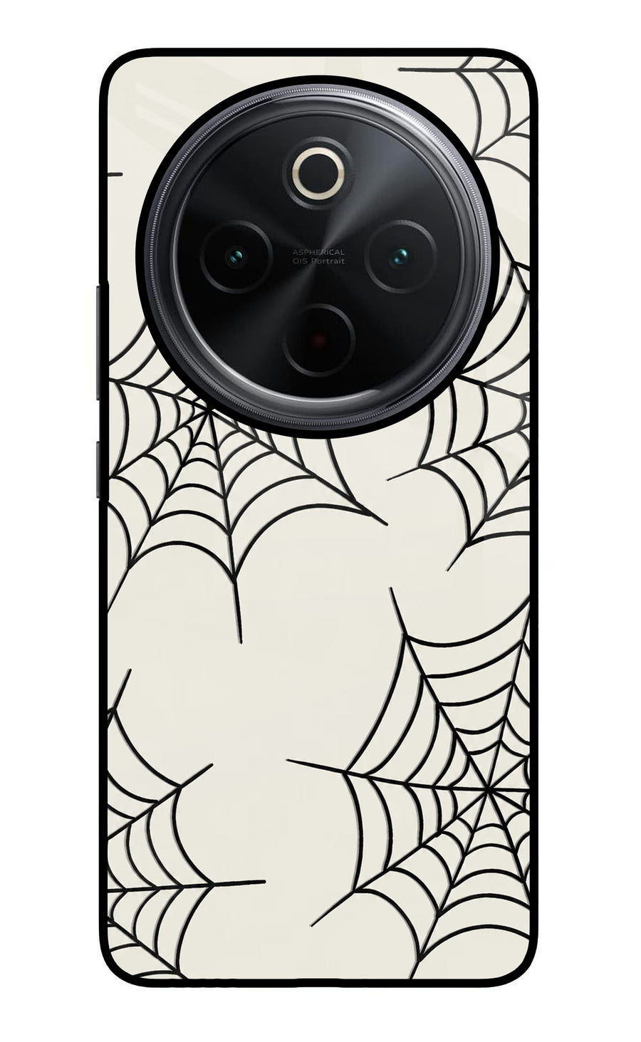 Spider Web iQOO Z10 5G Back Cover, Glass case