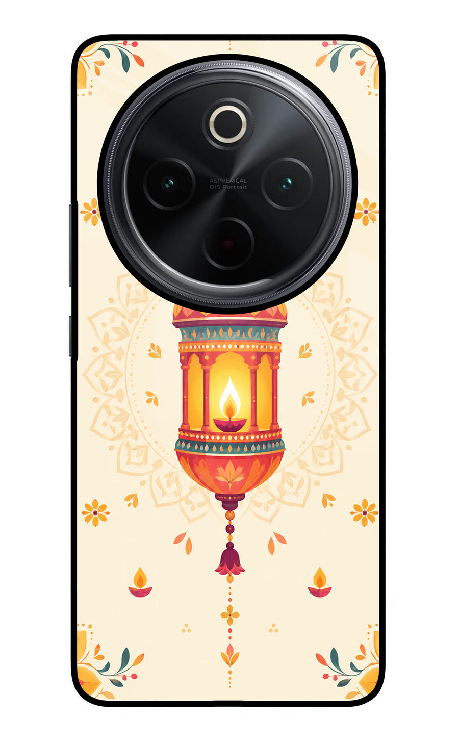 Golden Lantern iQOO Z10 5G Back Cover, Glass case