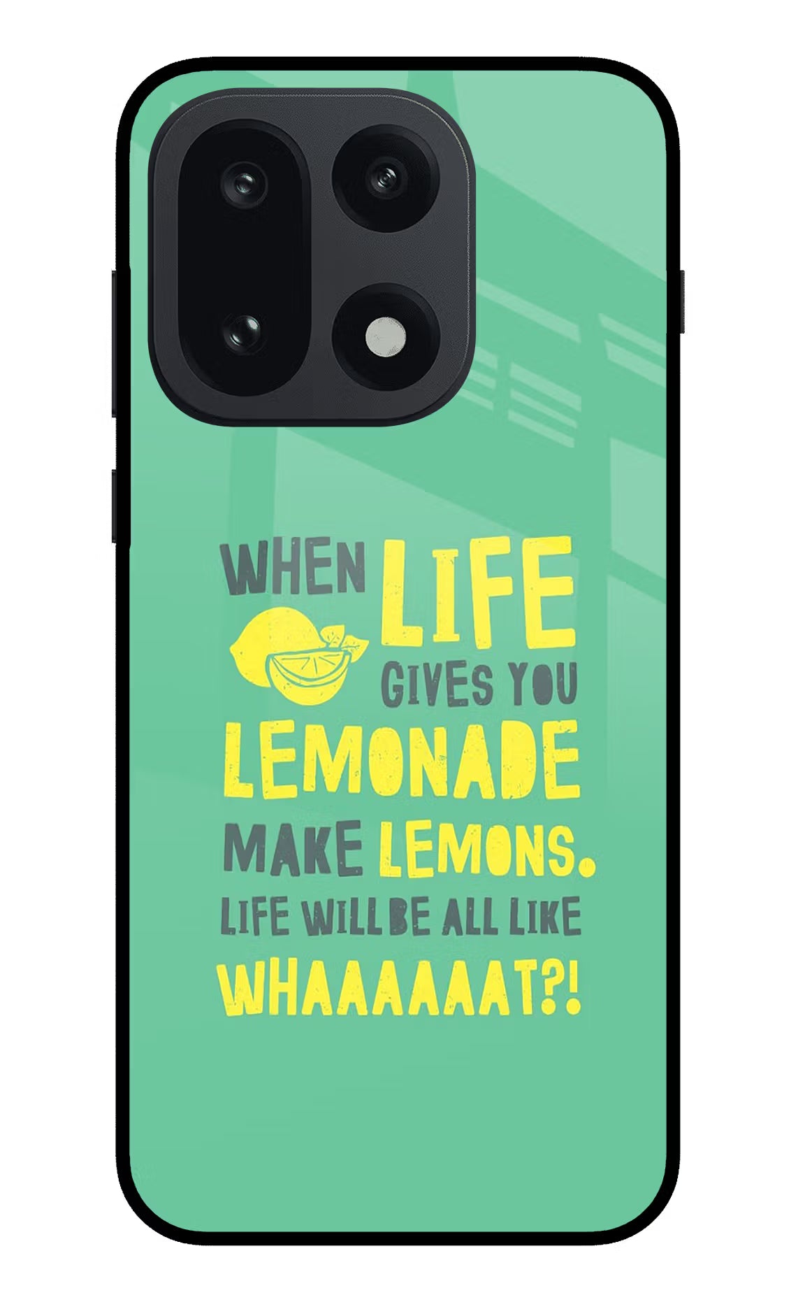 Quote OnePlus 15 Glass Case Back Cover by Casekaro