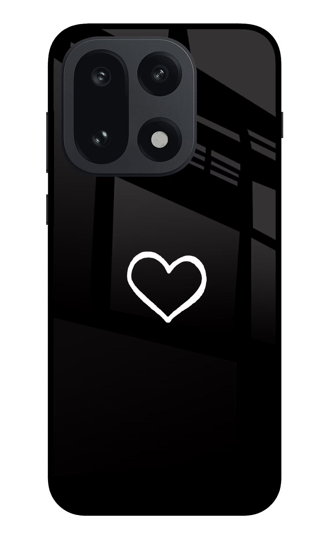 Heart OnePlus 15 Glass Case