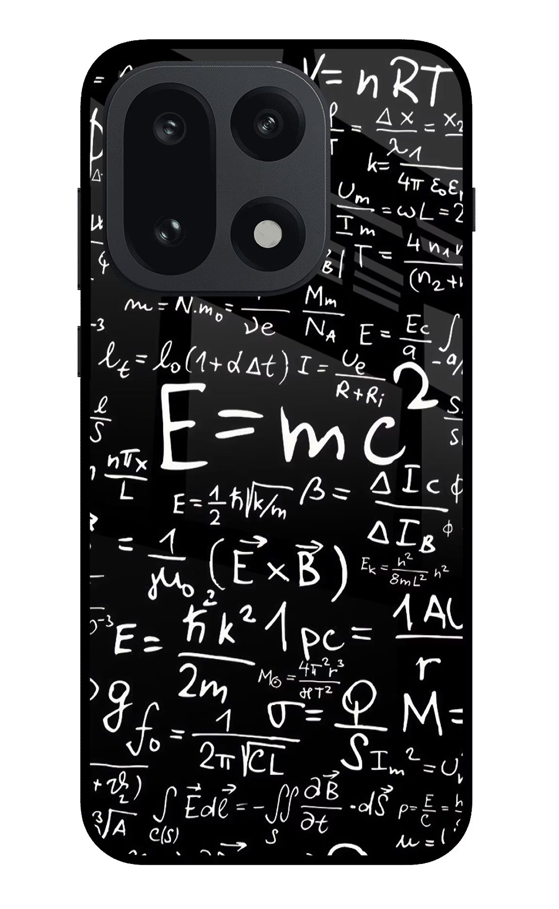 Physics Formula OnePlus 15 Glass Case Back Cover by Casekaro