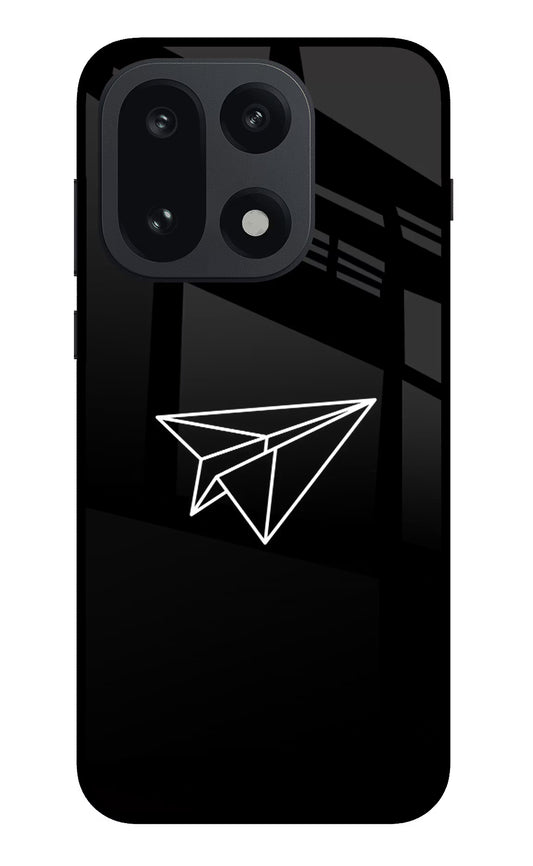 Paper Plane White OnePlus 15 Glass Case