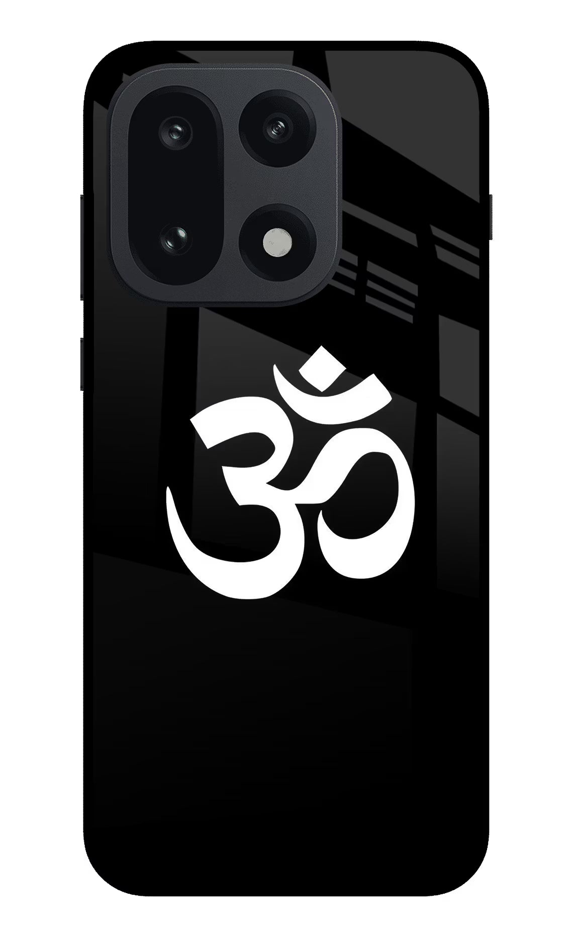Om OnePlus 15 Glass Case Back Cover by Casekaro