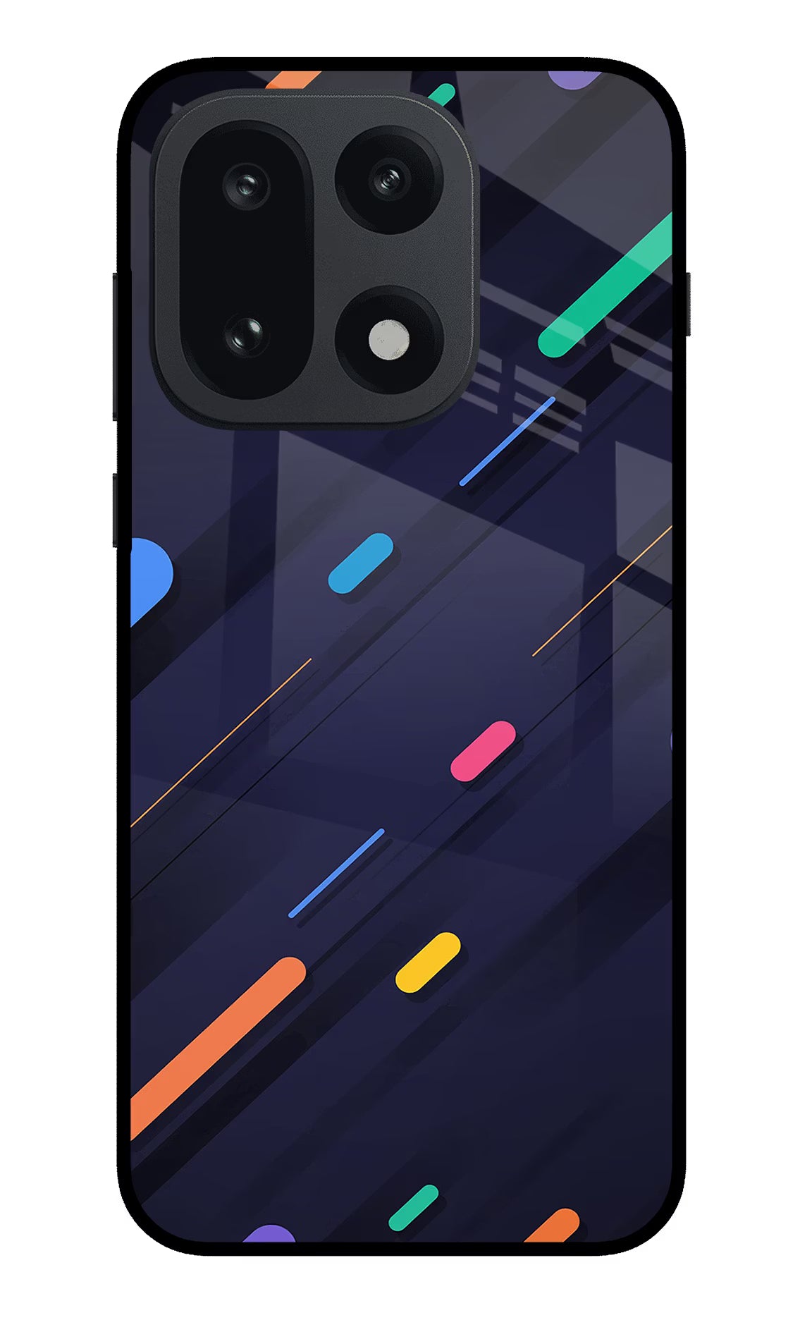 Abstract Design OnePlus 15 Glass Case