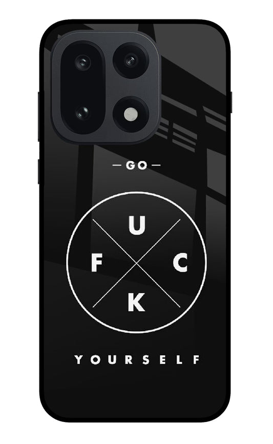 Go Fuck Yourself OnePlus 15 Glass Case