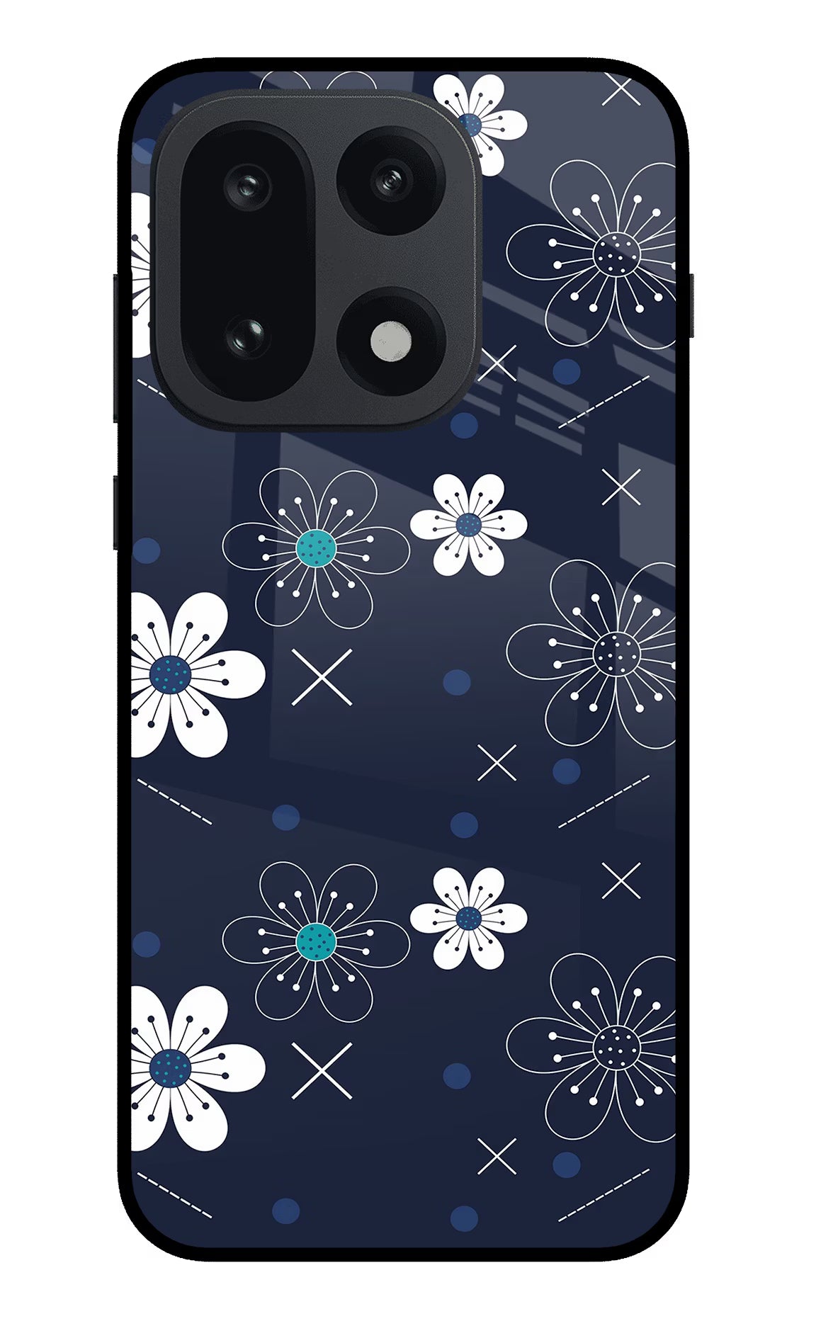 Flowers OnePlus 15 Glass Case