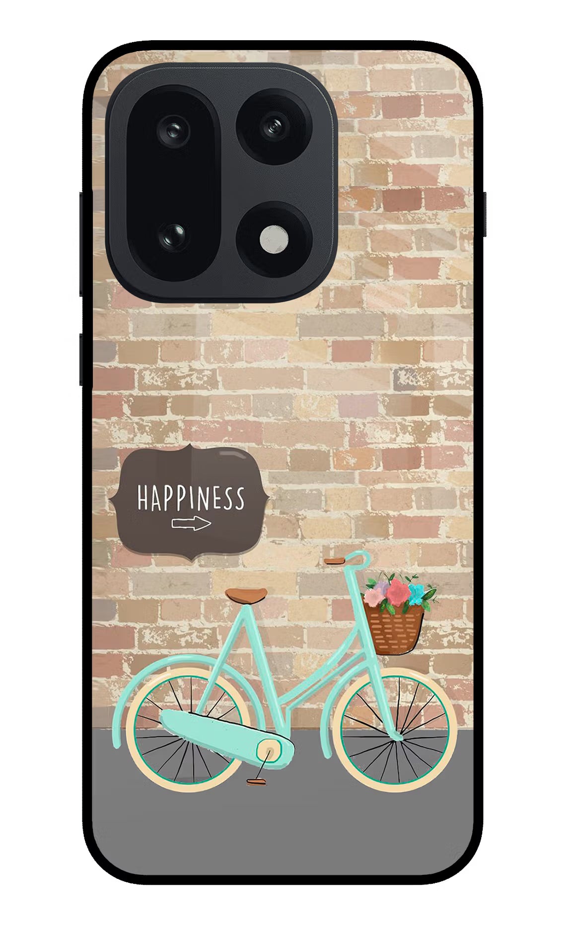 Happiness Artwork OnePlus 15 Glass Case Back Cover by Casekaro
