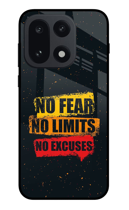 No Fear No Limits No Excuse OnePlus 15 Glass Case