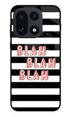 Blah Blah Blah OnePlus 15 Glass Case