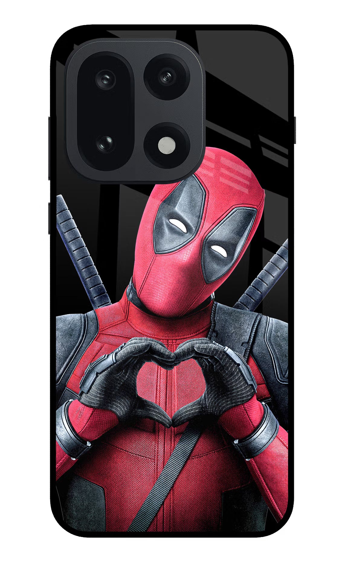Deadpool OnePlus 15 Glass Case Back Cover by Casekaro