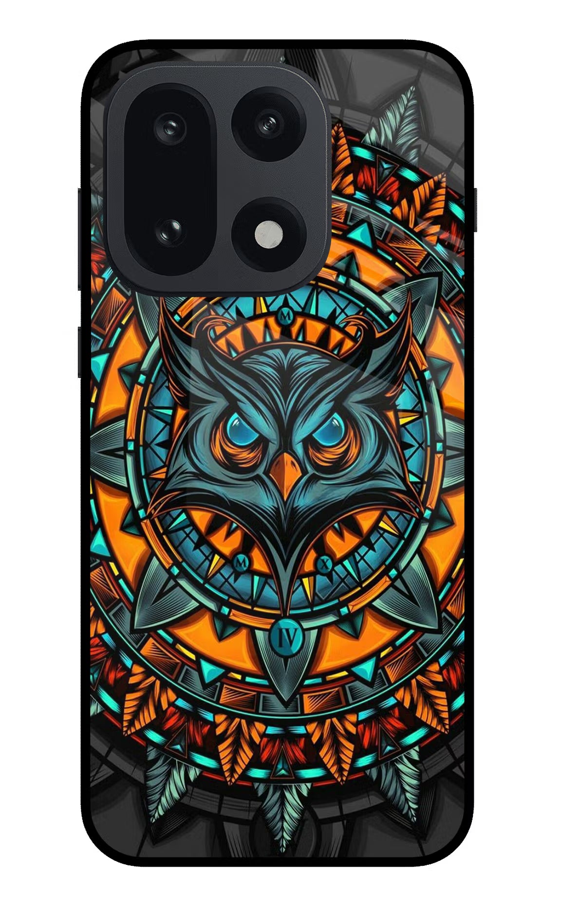 Angry Owl Art OnePlus 15 Glass Case