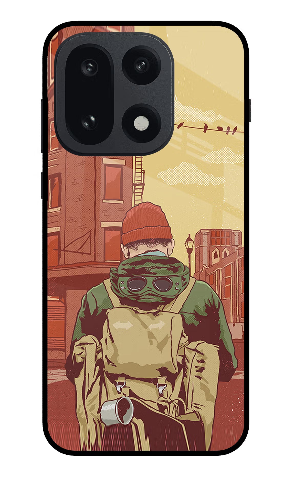 Adventurous OnePlus 15 Glass Case Back Cover by Casekaro