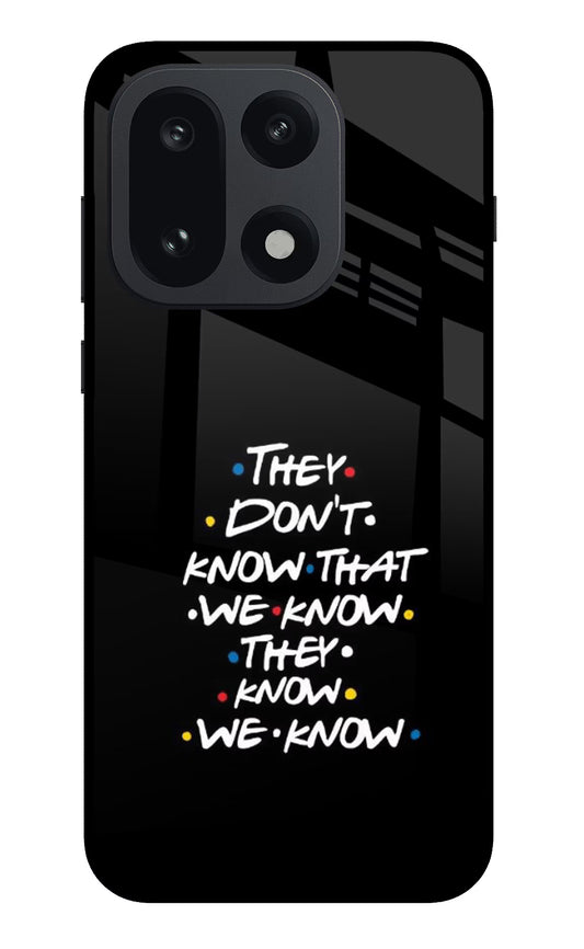 FRIENDS Dialogue OnePlus 15 Glass Case