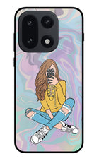 Selfie Girl OnePlus 15 Glass Case