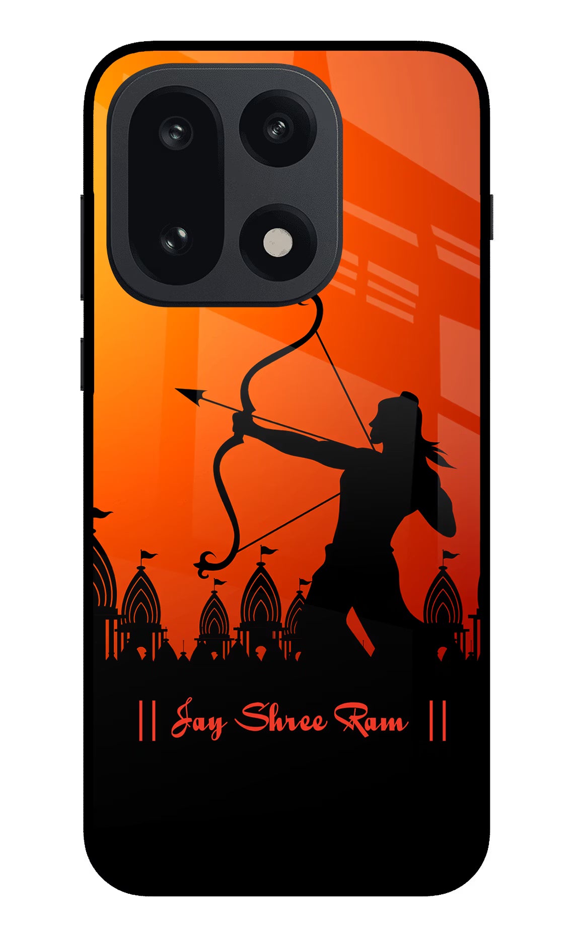 Lord Ram - 4 OnePlus 15 Glass Case Back Cover by Casekaro