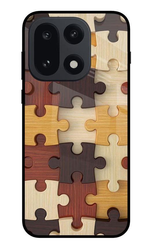 Wooden Puzzle OnePlus 15 Glass Case
