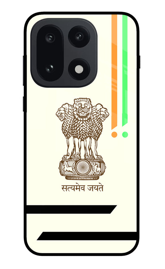 Satyamev Jayate Brown Logo OnePlus 15 Glass Case