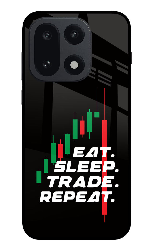 Eat Sleep Trade Repeat OnePlus 15 Glass Case