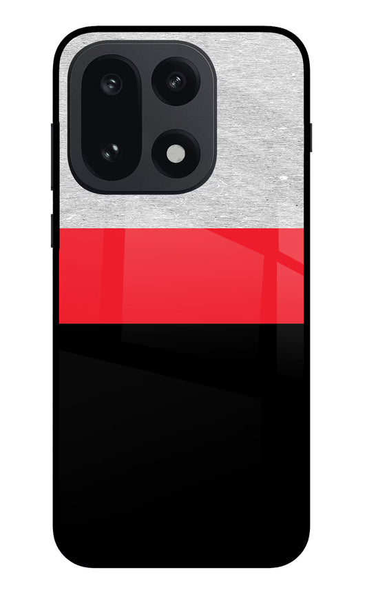 Tri Color Pattern OnePlus 15 Glass Case
