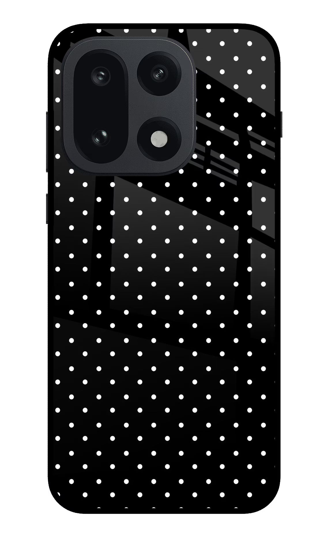 White Dots OnePlus 15 Glass Case