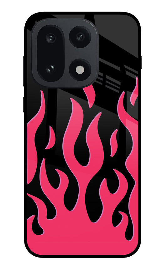 Fire Flames OnePlus 15 Glass Case
