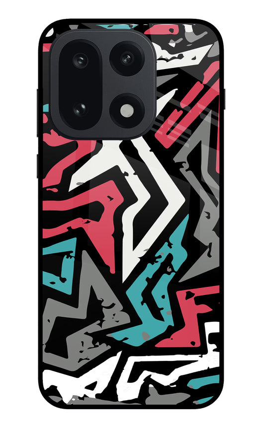 Geometric Graffiti OnePlus 15 Glass Case