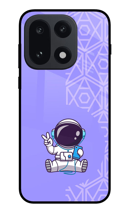 Cute Astronaut Chilling OnePlus 15 Glass Case