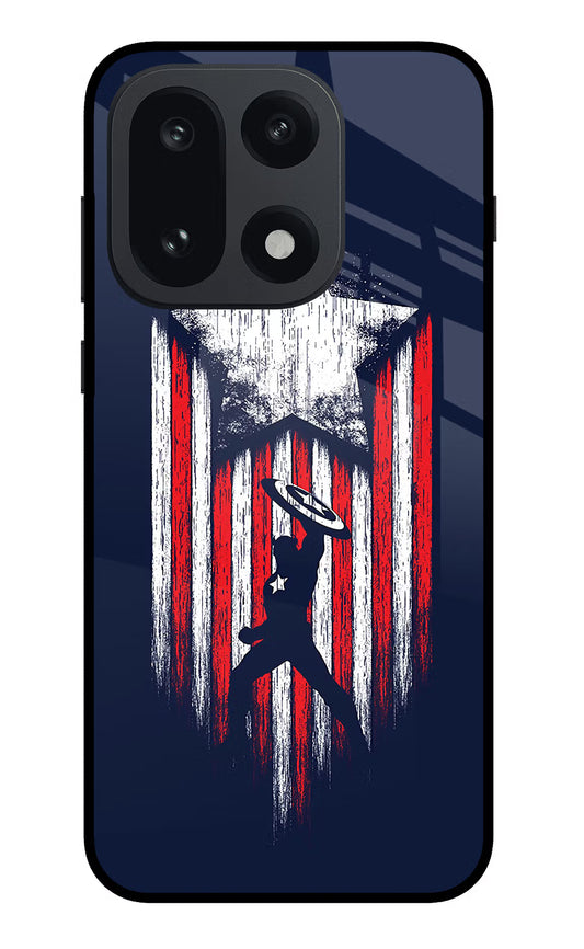 Captain America Marvel Art OnePlus 15 Glass Case