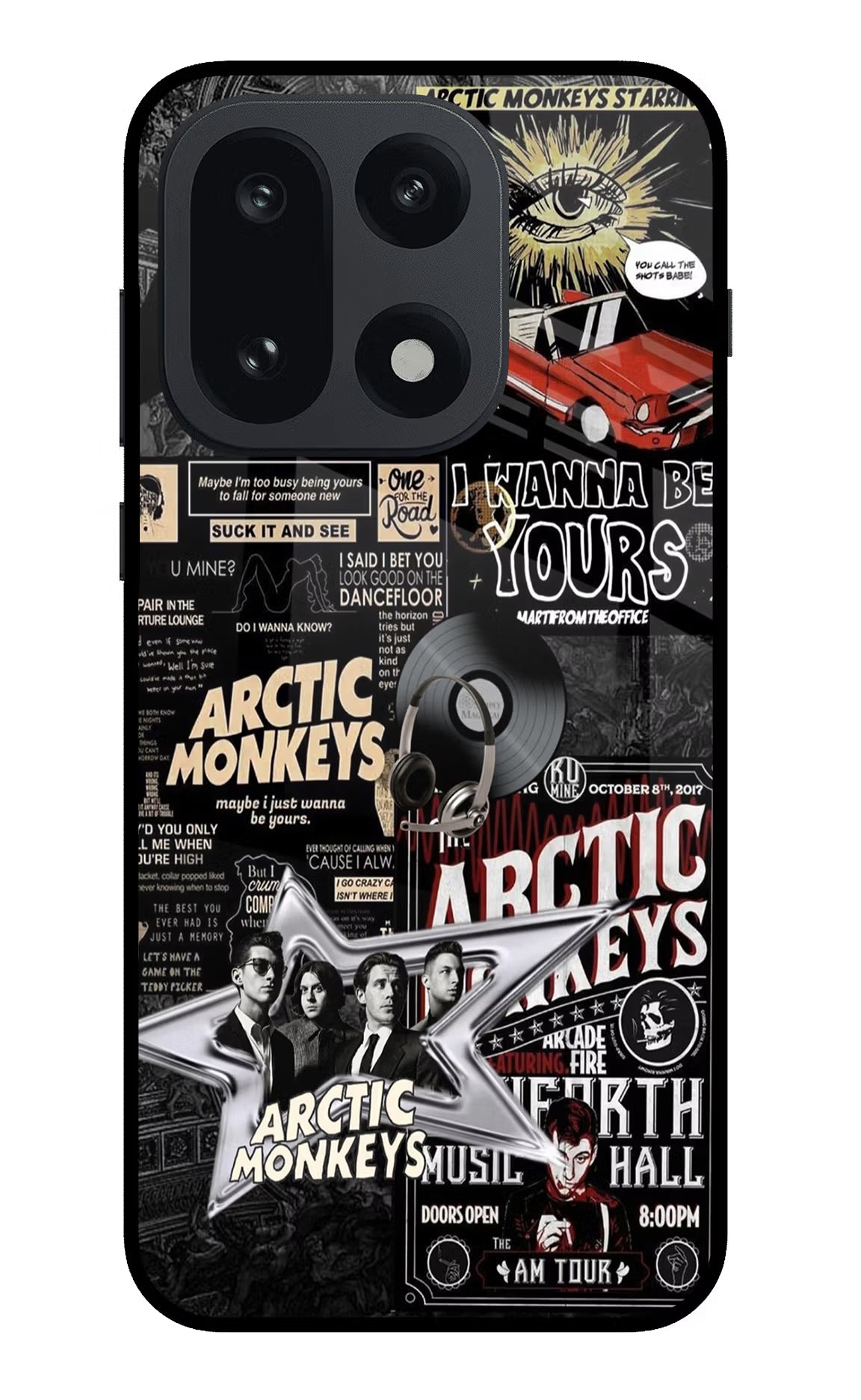 Arctic Monkeys OnePlus 15 Glass Case Back Cover by Casekaro