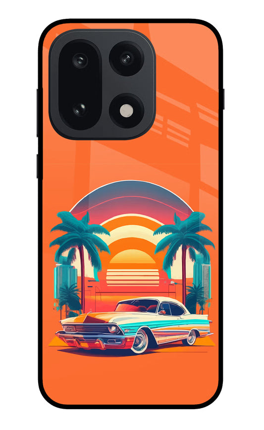 Palm Drive 80s OnePlus 15 Glass Case