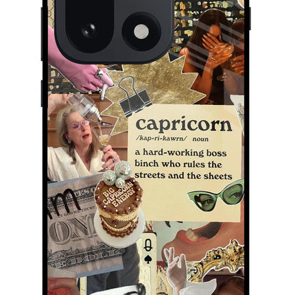 Capricorn Zodiac OnePlus 15 Glass Case