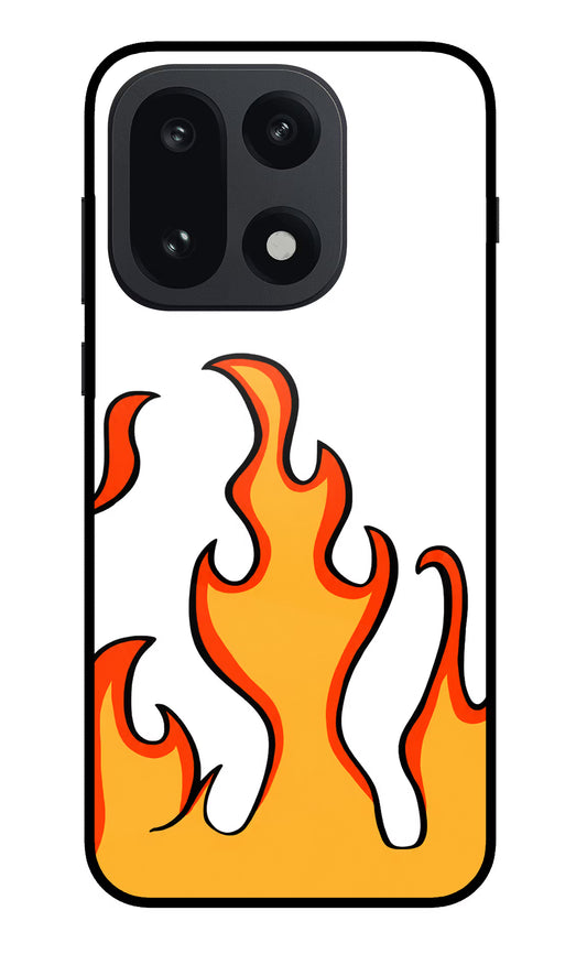 Fired Up – White OnePlus 15 Glass Case