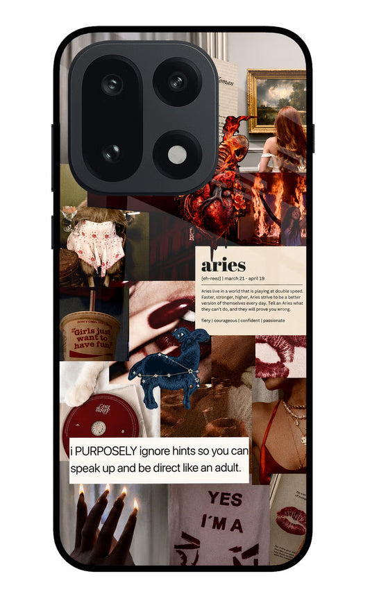 Zodiac Aries OnePlus 15 Glass Case