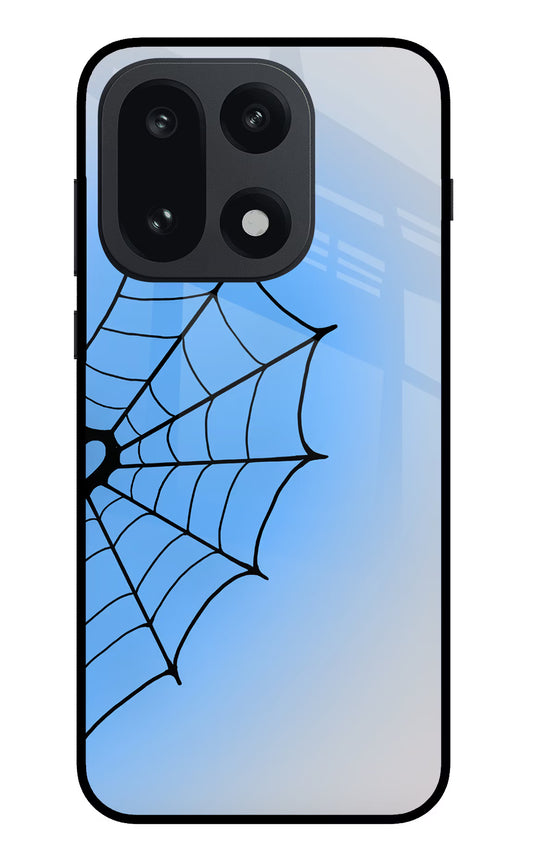 Blue Web OnePlus 15 Glass Case