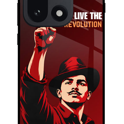 Bhagat Singh Revolution OnePlus 15 Glass Case