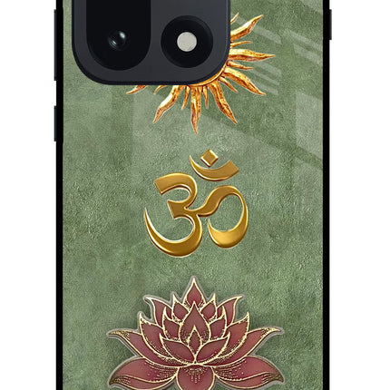 Om & Lotus OnePlus 15 Glass Case