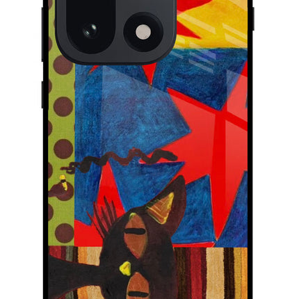 Pop Cat OnePlus 15 Glass Case