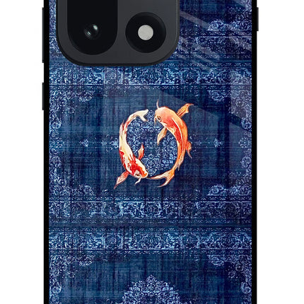 Koi Blue OnePlus 15 Glass Case
