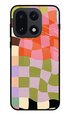 Wavy Grid OnePlus 15 Glass Case