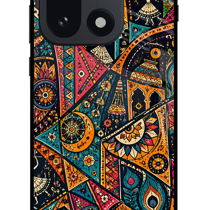 Folk Print OnePlus 15 Glass Case