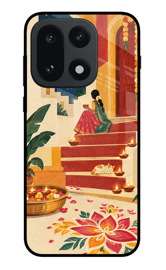 Diwali Rangoli OnePlus 15 Glass Case