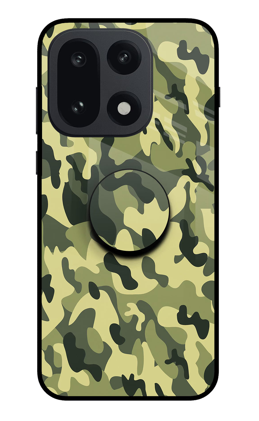 Camouflage OnePlus 15 Pop Case, Glass case