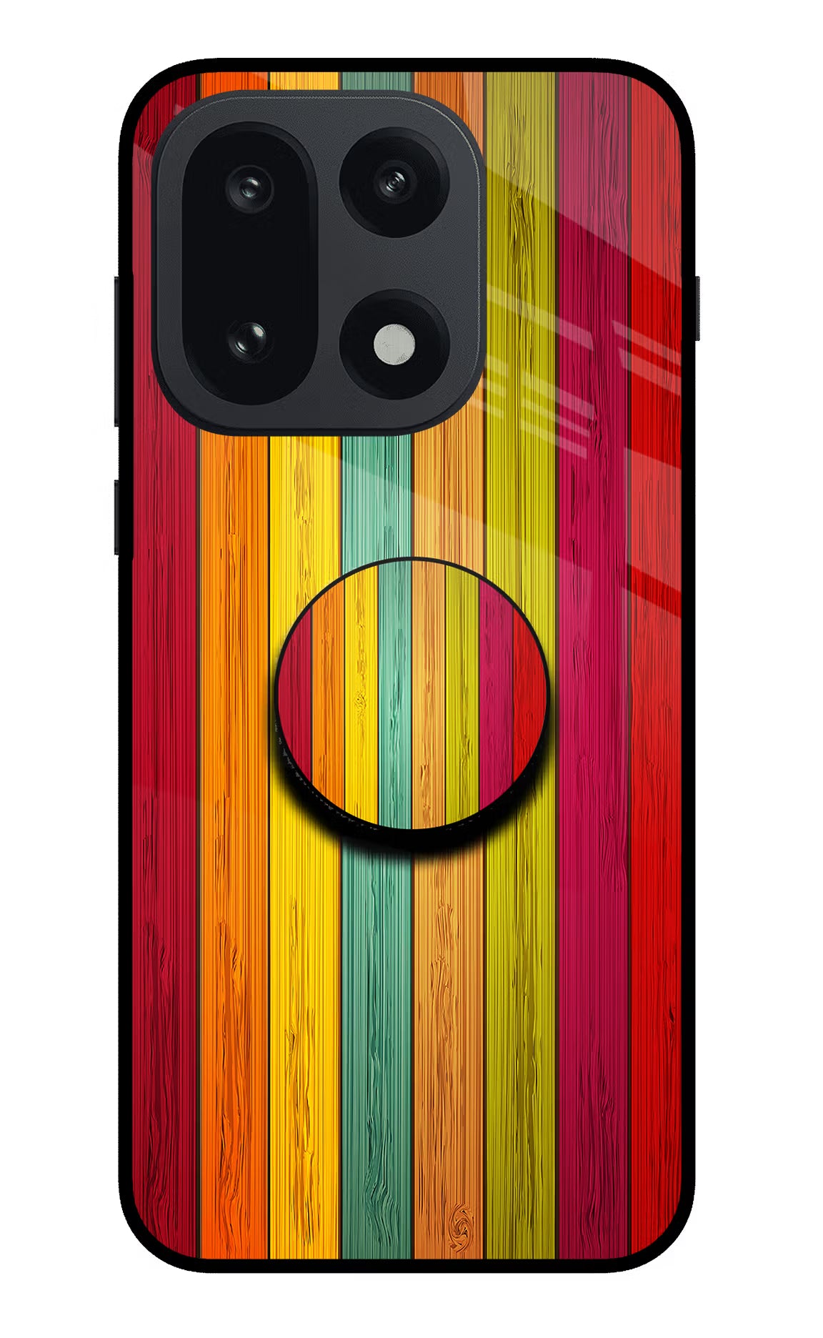 Multicolor Wooden OnePlus 15 Pop Case by Casekaro
